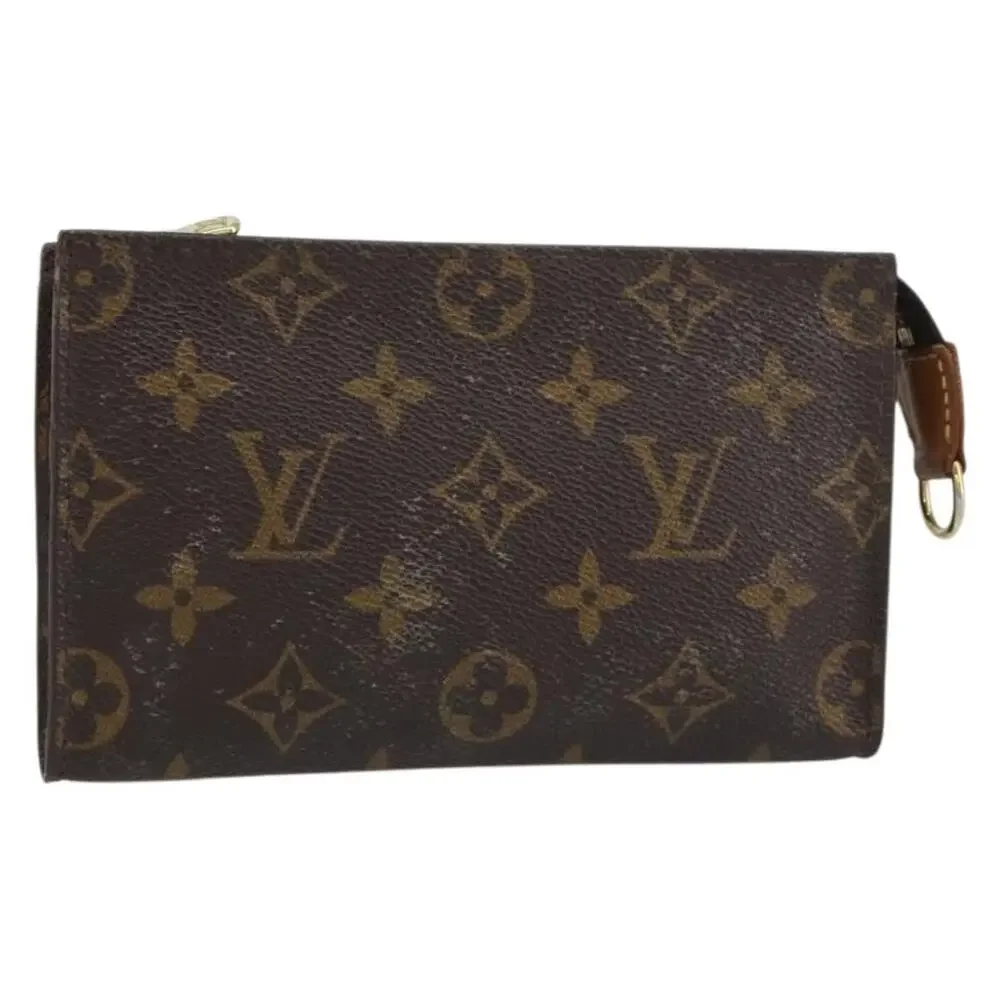 Louis Vuitton Monogram Bucket PM Accessory Pouch Brown